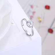 Picture of Cheap Platinum Plated White Fashion Rings