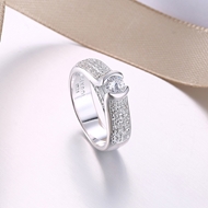 Picture of Fabulous Platinum Plated Fashion Rings