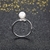 Picture of Beauteous Platinum Plated White Fashion Rings
