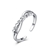 Picture of Shinning Platinum Plated White Fashion Rings
