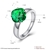 Picture of Trendy Platinum Plated Green Fashion Rings