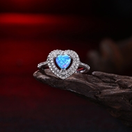 Picture of Promotion Platinum Plated Blue Fashion Rings