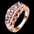 Picture of Good Performance Purple Fashion Rings