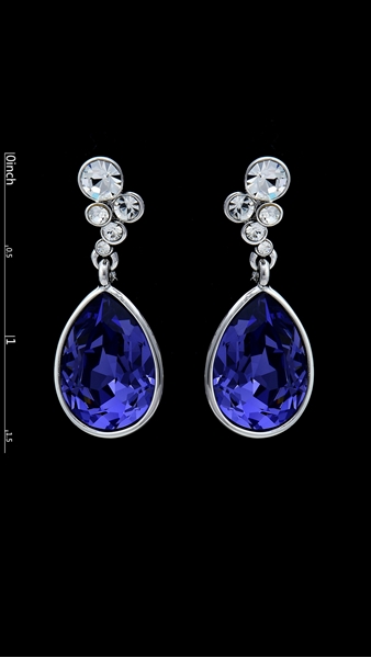 Picture of Cheaper Zine-Alloy Platinum Plated Drop & Dangle