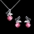 Picture of Female Small Necklace And Earring Sets 2BL050498S
