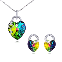 Show details for Delicate Small Heart 2 Pieces Jewelry Sets