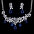 Picture of  Big Cubic Zirconia Necklace And Earring Sets 1JJ050931S