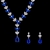 Picture of  Cubic Zirconia Luxury Necklace And Earring Sets 1JJ050947S