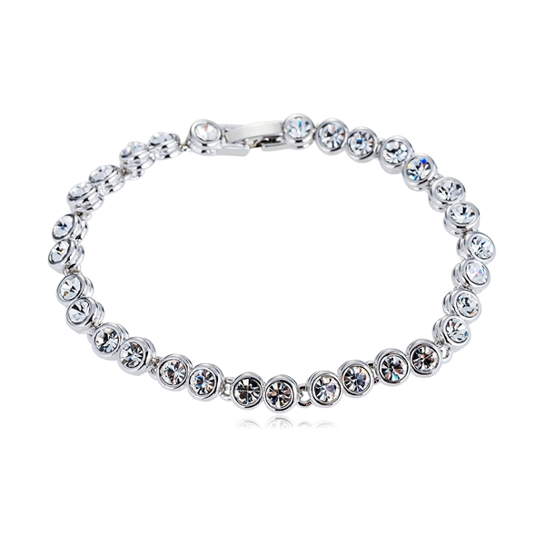 Picture of Artificial Crystal Classic Tennis Bracelets 2YJ053593B