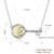Picture of  18 Inch Swarovski Element Short Chain Necklaces 3LK053648N