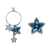 Picture of  925 Sterling Silver Swarovski Element Dangle Earrings 3LK053663E