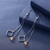 Picture of  925 Sterling Silver Simple Dangle Earrings 3LK053688E