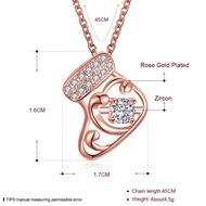 Picture of Small Cubic Zirconia Pendant Necklaces 3LK053768N