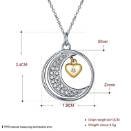Picture of  925 Sterling Silver Holiday Pendant Necklaces 3LK053922N