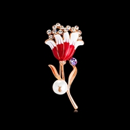 Picture of Flowers & Plants Artificial Crystal Brooches 2YJ053994