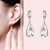 Picture of Reasonably Priced Platinum Plated Copper or Brass Dangle Earrings from Reliable Manufacturer