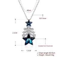 Picture of Sparkling Holiday Small Pendant Necklace