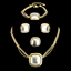 Show details for Nickel Free Gold Plated Zinc Alloy 4 Piece Jewelry Set with Easy Return