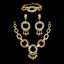 Show details for Dubai Big 3 Piece Jewelry Set in Exclusive Design