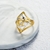 Picture of Fashionable Geometric Dubai Fashion Ring