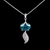 Picture of New Season Blue Swarovski Element Pendant Necklace with SGS/ISO Certification