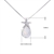 Picture of Wholesale Platinum Plated 16 Inch Pendant Necklace with No-Risk Return
