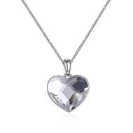 Picture of Purchase 925 Sterling Silver Platinum Plated Pendant Necklace at Super Low Price