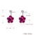 Picture of Purchase Platinum Plated Pink Stud Earrings Exclusive Online