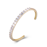 Picture of Funky Small Gold Plated Cuff Bangle
