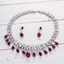 Show details for Origninal Big Copper or Brass Necklace and Earring Set
