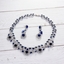 Show details for Fashion Cubic Zirconia Copper or Brass Necklace and Earring Set