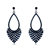Picture of Fashionable Casual Gunmetal Plated Dangle Earrings
