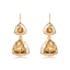 Show details for Pretty Swarovski Element Zinc Alloy Dangle Earrings