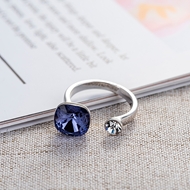 Picture of Fashion Swarovski Element Adjustable Ring with Full Guarantee