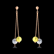 Picture of Brand New Multi-tone Plated Dubai Dangle Earrings in Flattering Style