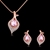 Picture of Casual Artificial Crystal Necklace and Earring Set with Beautiful Craftmanship