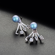 Picture of Fashionable Casual Swarovski Element Pearl Stud Earrings