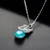 Picture of Staple Small Platinum Plated Pendant Necklace