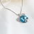 Picture of Casual Blue Pendant Necklace with Beautiful Craftmanship