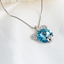 Show details for Casual Blue Pendant Necklace with Beautiful Craftmanship