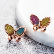 Picture of Shop Zinc Alloy Butterfly Stud Earrings with Wow Elements
