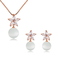 Show details for Classic Colorful Necklace and Earring Set with Speedy Delivery