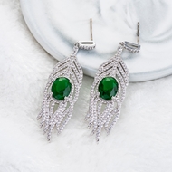 Picture of Wholesale Platinum Plated Casual Dangle Earrings with No-Risk Return
