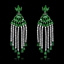 Show details for Most Popular Cubic Zirconia Platinum Plated Dangle Earrings