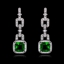 Show details for Luxury Cubic Zirconia Dangle Earrings with Member Discount