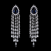 Show details for Copper or Brass Big Dangle Earrings From Reliable Factory