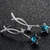Picture of Trendy Platinum Plated Casual Drop & Dangle Earrings with No-Risk Refund