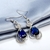 Picture of Eye-Catching Blue Cubic Zirconia Drop & Dangle Earrings with Member Discount