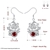 Picture of Distinctive Red Flowers & Plants Drop & Dangle Earrings with Low MOQ