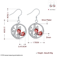 Picture of Copper or Brass Red Drop & Dangle Earrings at Great Low Price